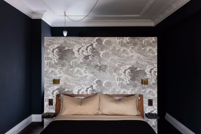 Design Wallpaper Ideas for Modern Master bedrooms clouds