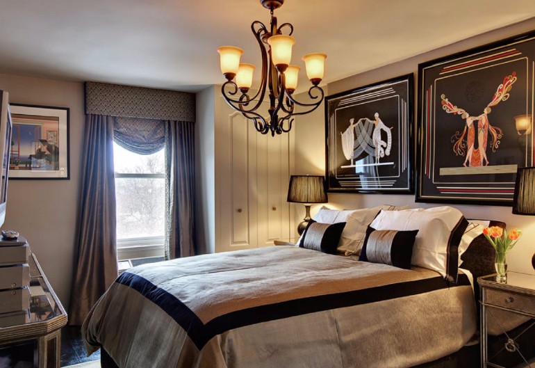 9 Marvelous Master Bedrooms in Art Deco Style Master