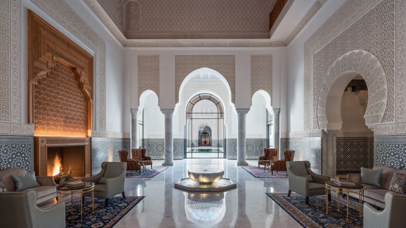 Featuring Moroccan Design Details: Inside Oberoi Hotel In Marrakech